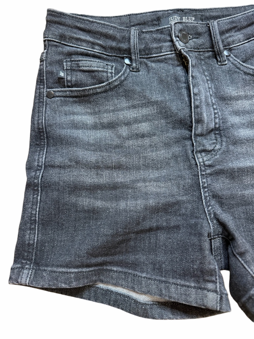 Judy Blue Tummy Control Shorts In Washed Black Size Small Style JB150247 - Picture 5 of 13